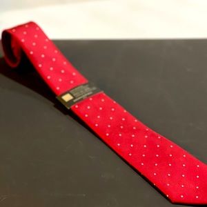 Banana Republic Red with White Polka Dot Tie